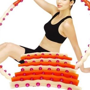 Magnetic pressure hoola hoops